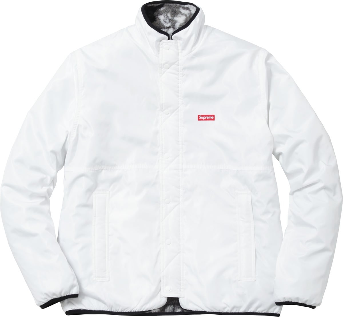 Roses Sherpa Fleece Reversible Jacket view 8